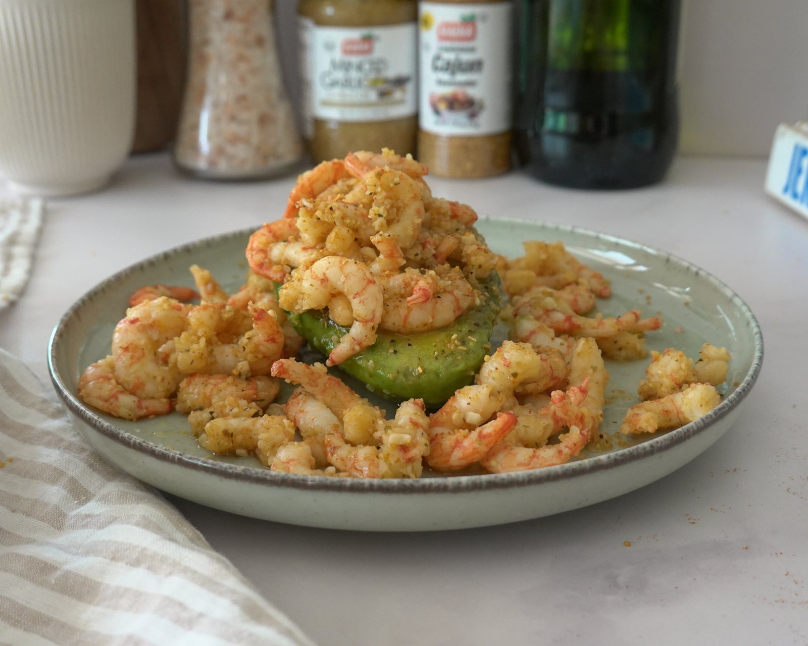 Camarones Chilenos estilo Cajun