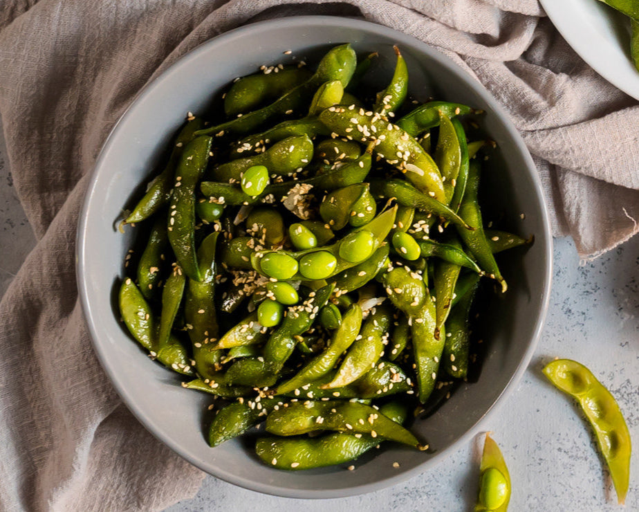 Vainas de Edamame con Chile & Lime