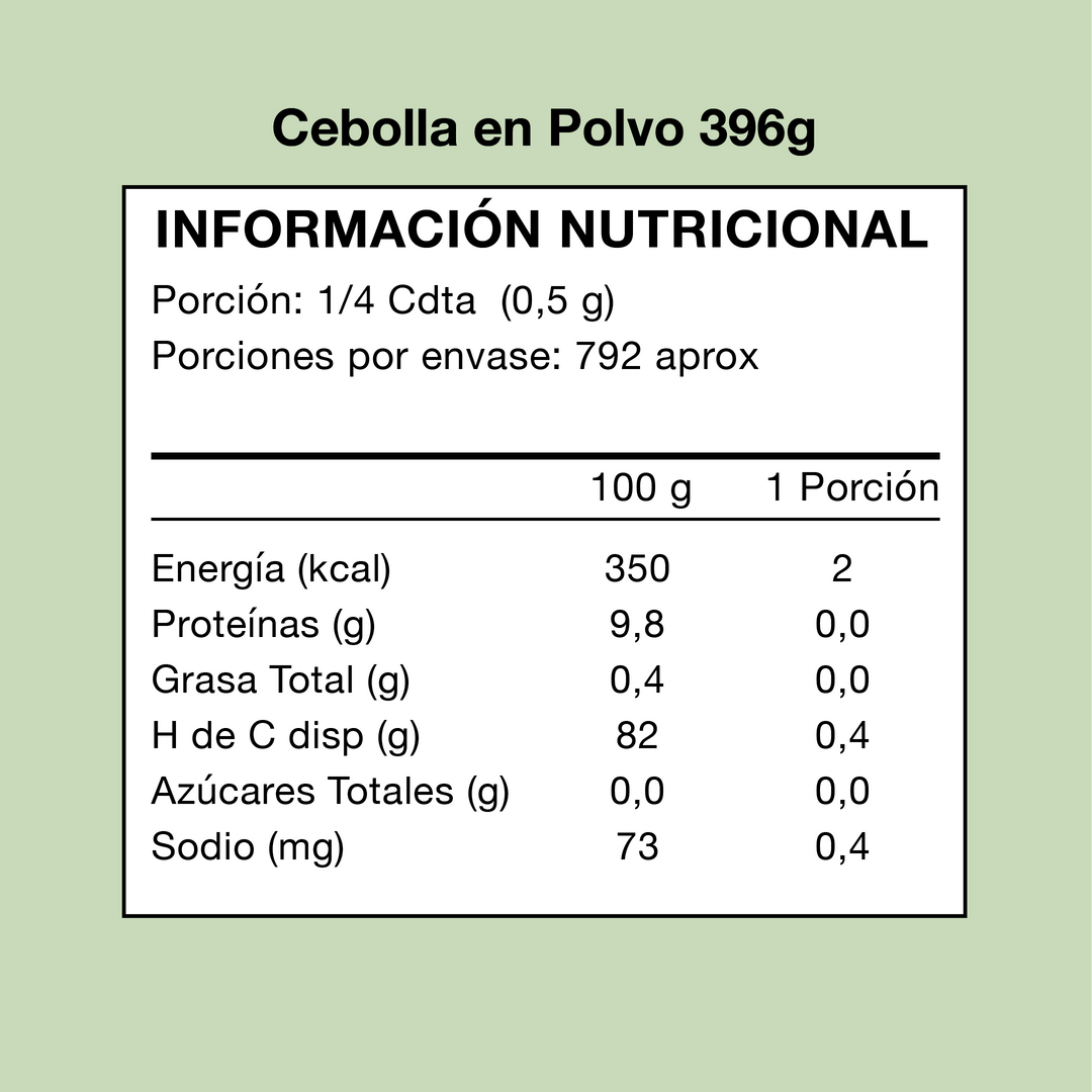 Cebolla en Polvo 510g