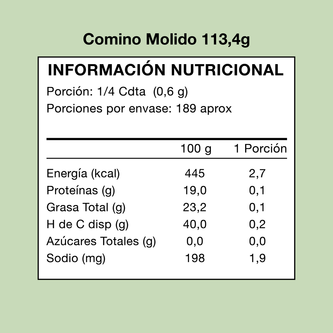 Comino Molido 113g