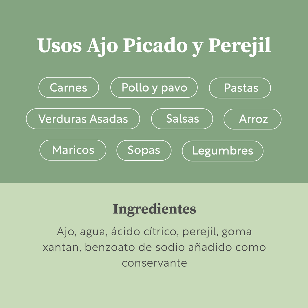 Ajo Picado y Perejil 226g