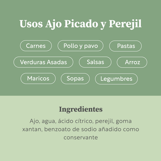 Ajo Picado y Perejil 226g