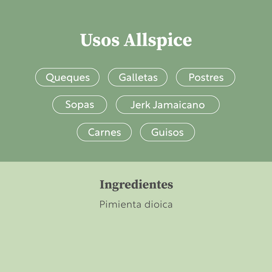 Pimienta Dulce Pimienta de Jamaica Allspice 56,7g