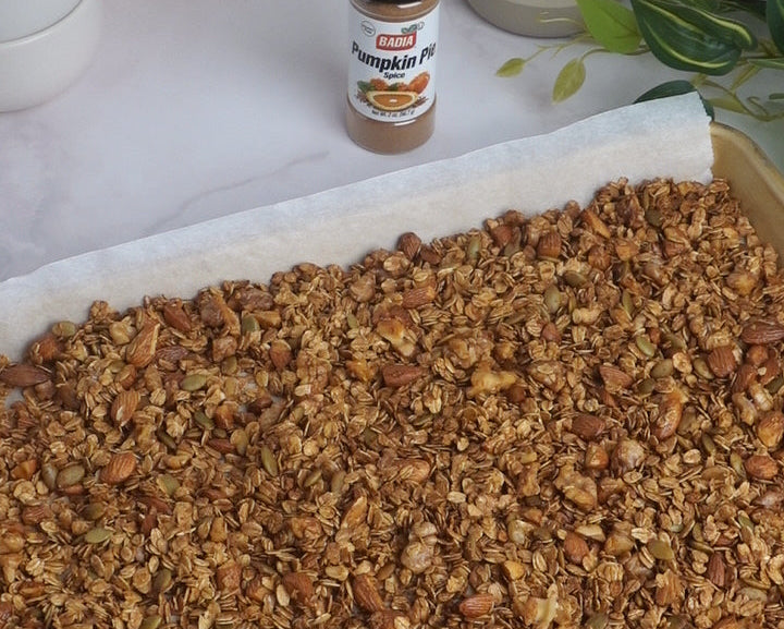 Granola Casera con Pumpkin Pie Spice