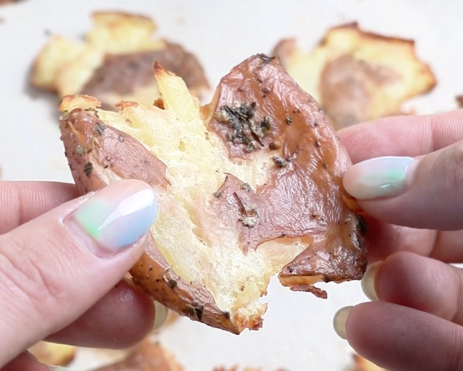Papitas Baby aplastadas