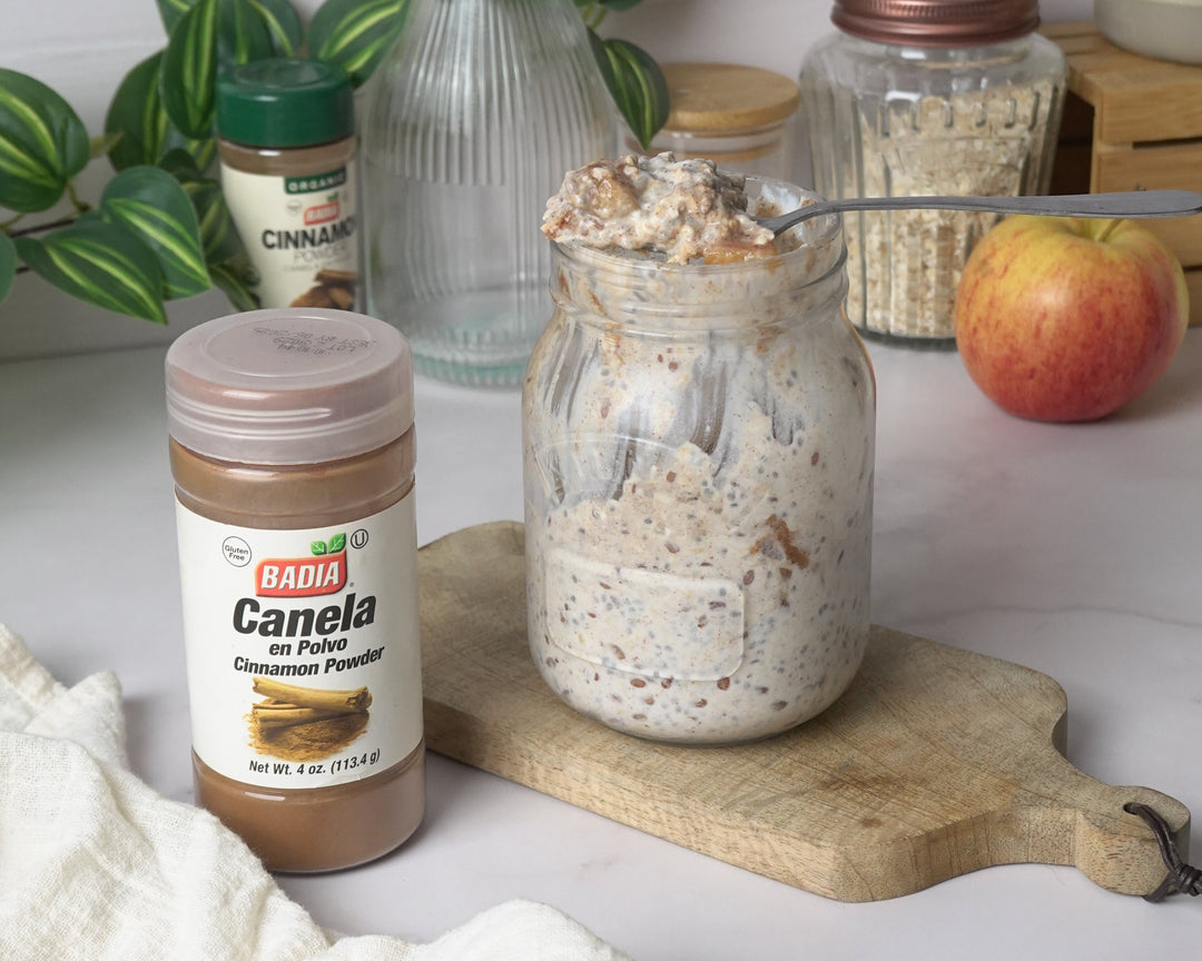 Overnight Oats con Manzana y Canela