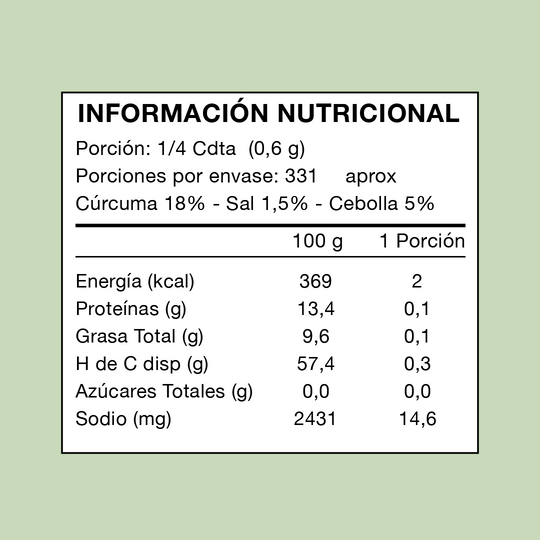 Curry en Polvo 198g