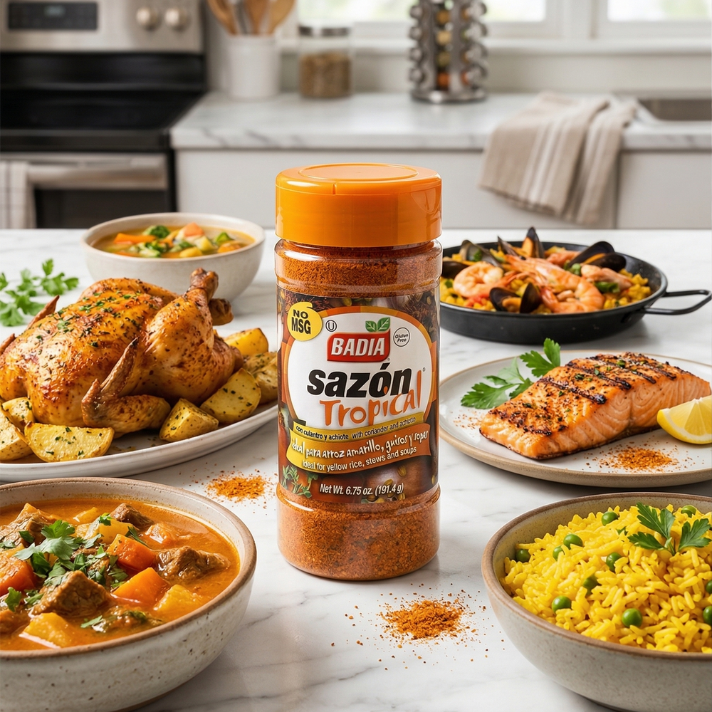 Sazón Tropical con cilantro y achiote 191,4g