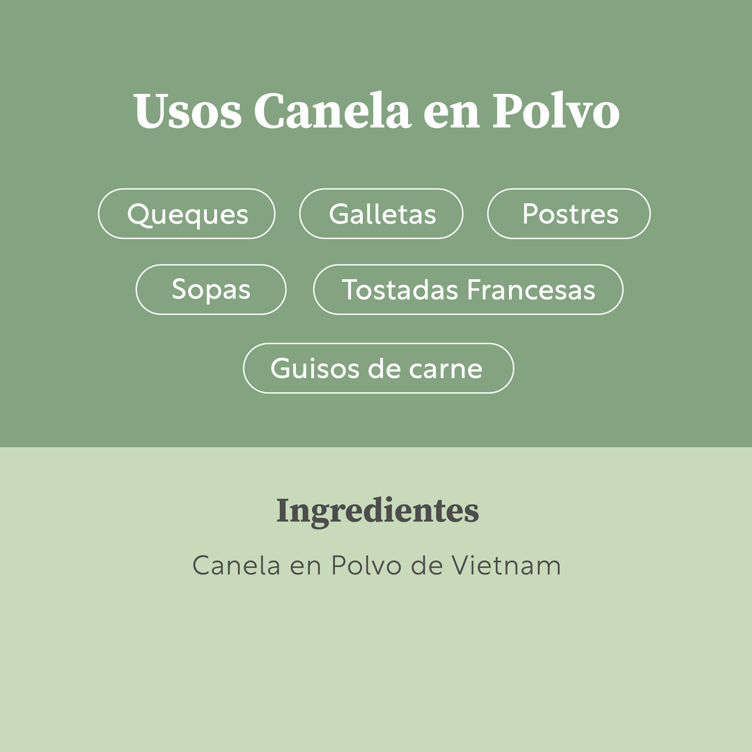 Canela en polvo 113g