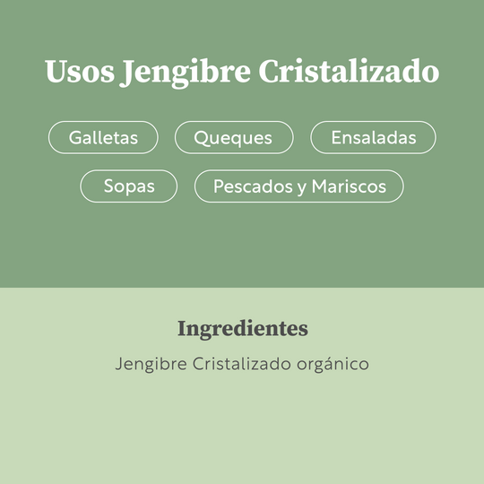 Jengibre Cristalizado Orgánico 283g