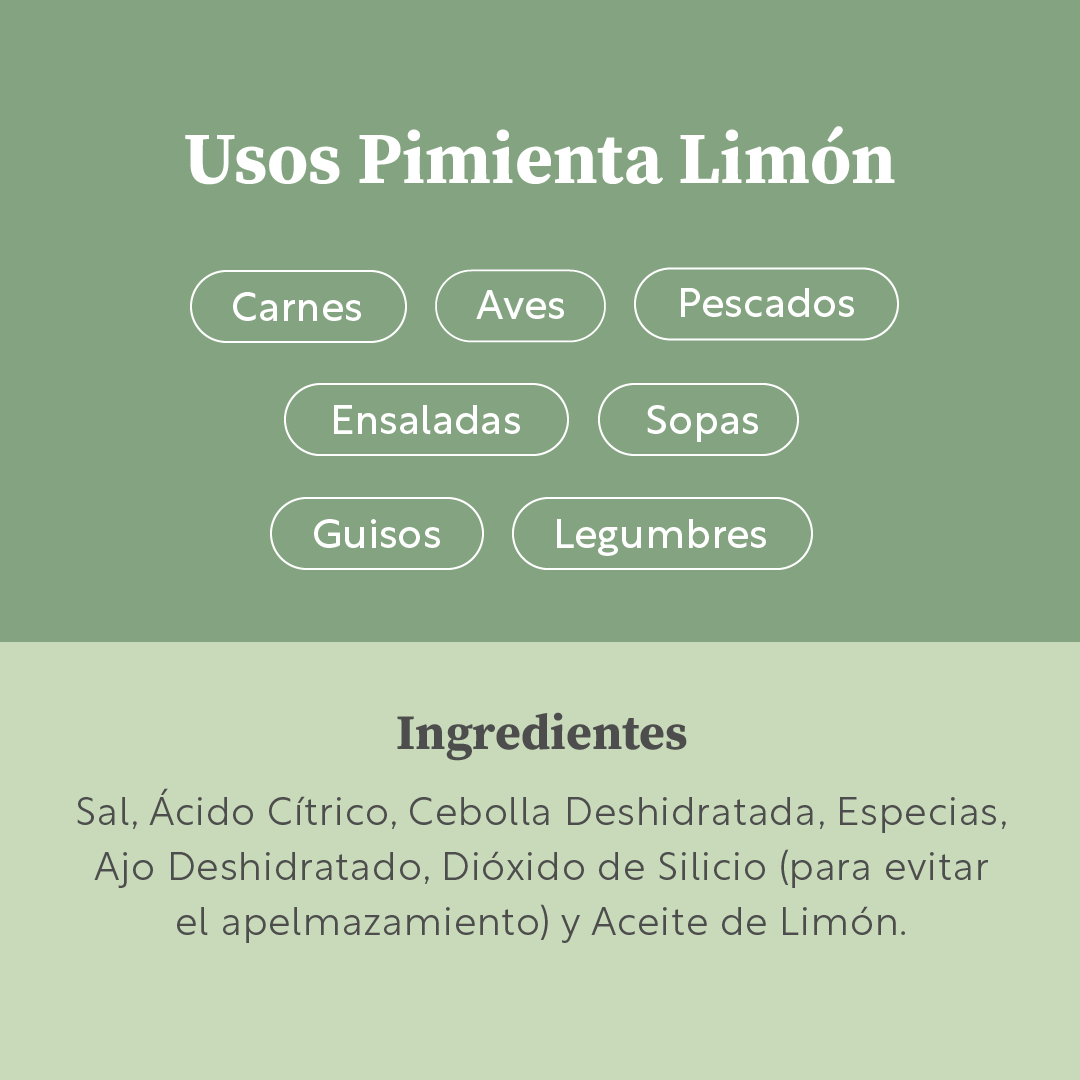 Pimienta Limón Lemon Pepper 680g