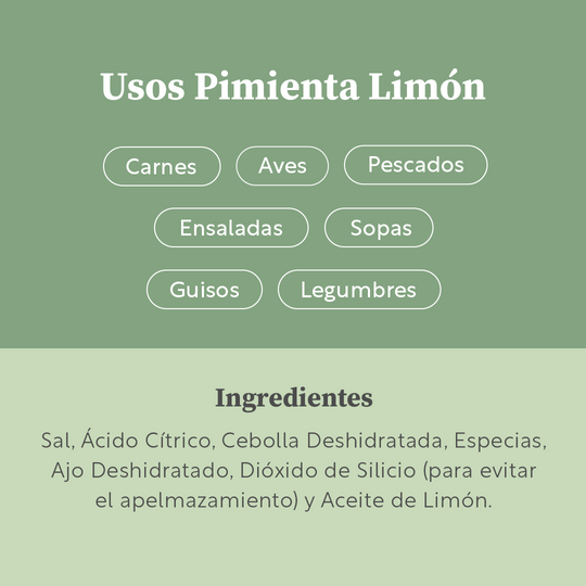 Pimienta Limón Lemon Pepper 680g