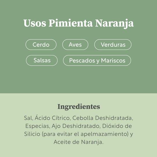 Pimienta Naranja 737g