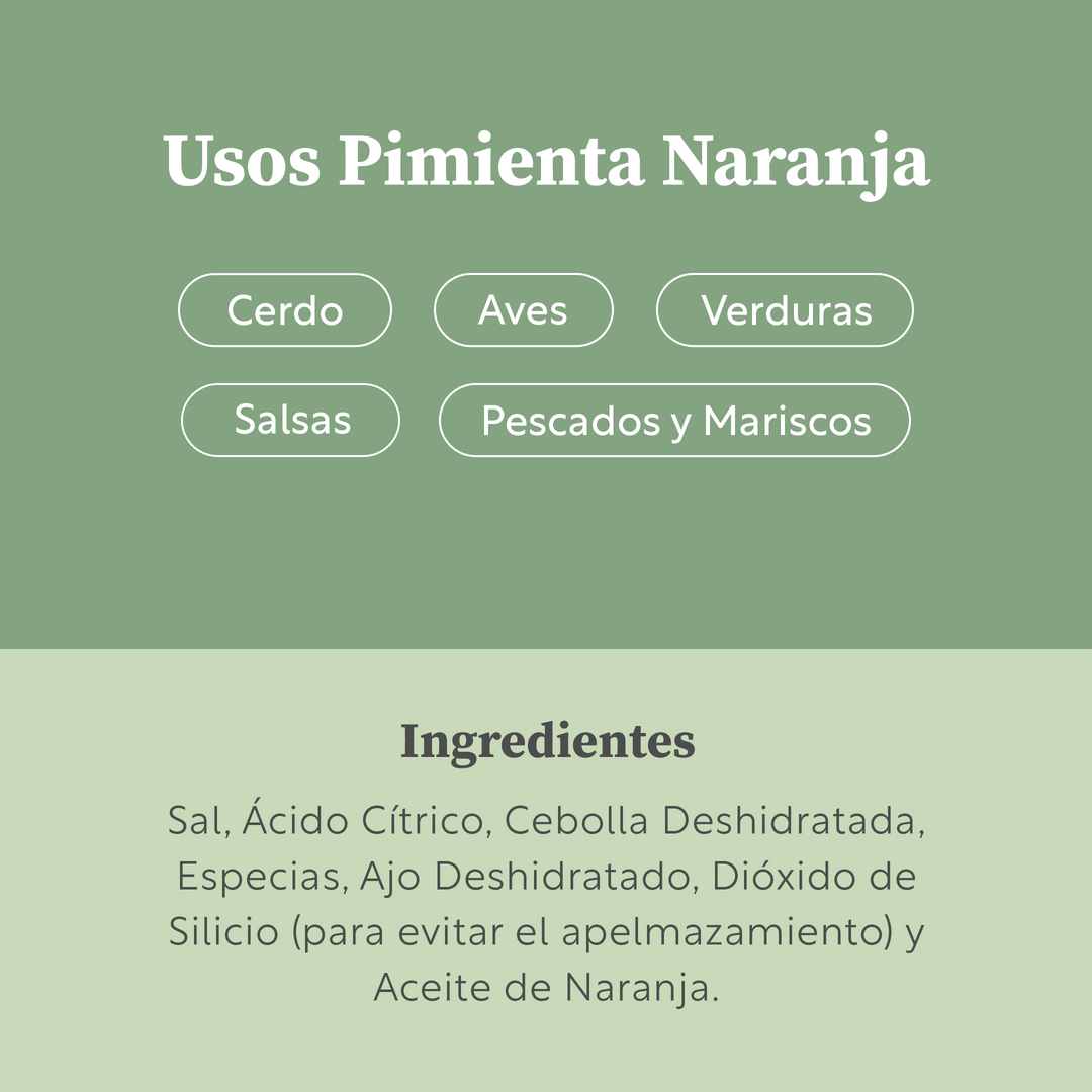 Pimienta Naranja 184g